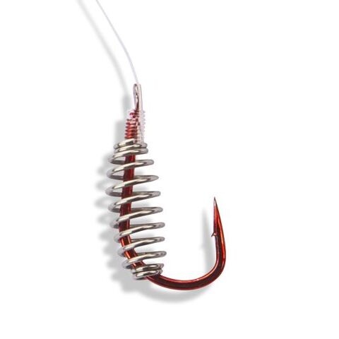 Saenger Carbon Steel Naturköder Haken Spiral...