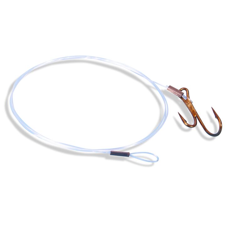 Saenger Stahlvorfach Fluorocarbon Rig mit Ryderhaken