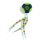 Saenger Silikonstopper Fluo Gr.mit Perle