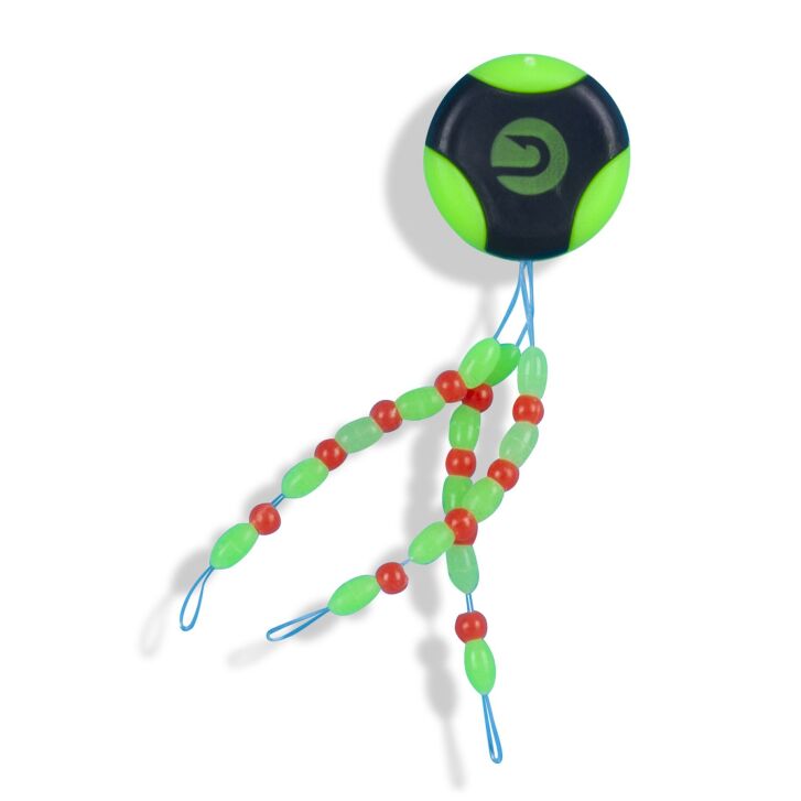 Saenger Silikonstopper Fluo Gr.mit Perle S / 15pcs.