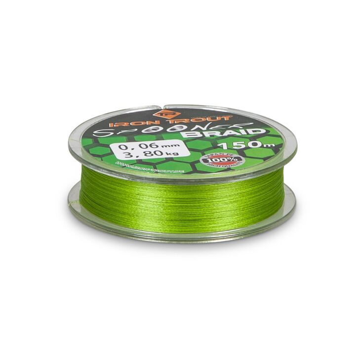 IRON TROUT Spooner Braid 0,06mm Camo Groen 150m