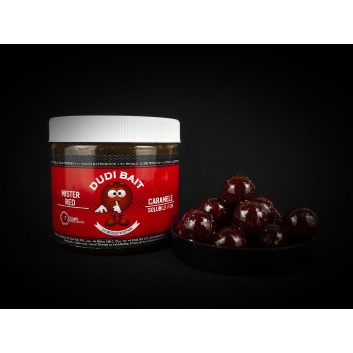 Dudi Bait Glugged Hookbait Mister Red Super Hot 16 mm