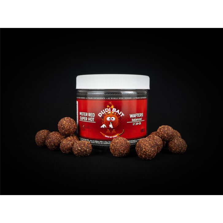 Dudi Bait Mister Red Super Hot Wafters 18+20 mm