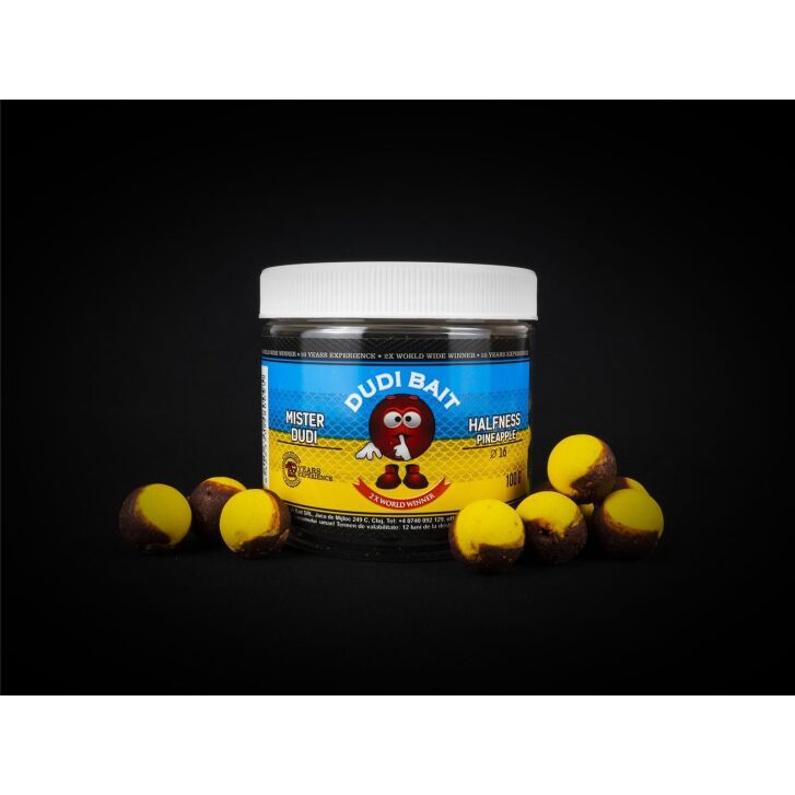 Dudi Bait Mister Dudi HALFNESS Wafters Ananas 16 mm