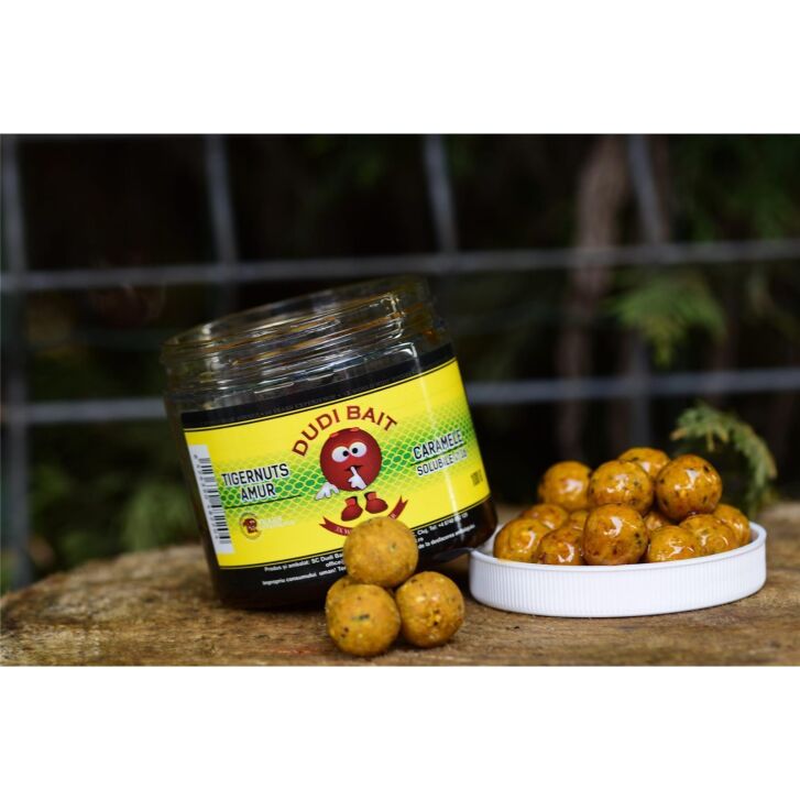Dudi Bait Glugged Hookbait Tigernuts - Amur oplosbaar 24 mm