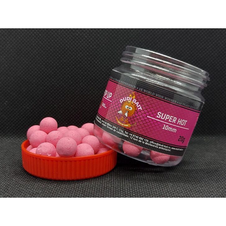 Dudi Bait Pop Up Mister Red Super Hot 8 mm dumbbell