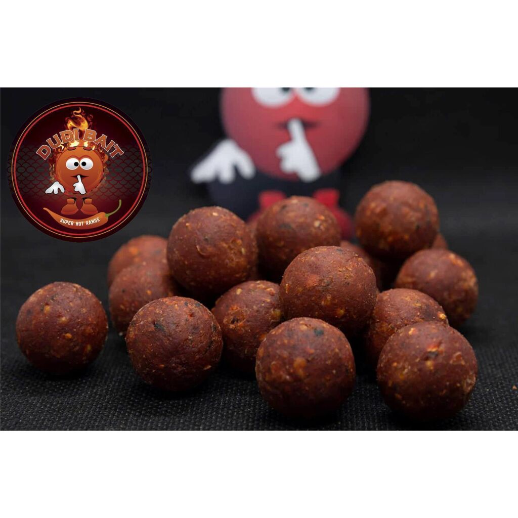 Dudi Bait Mister Red Super Hot Boilie 20 mm oplosbaar 5kg | Boilies