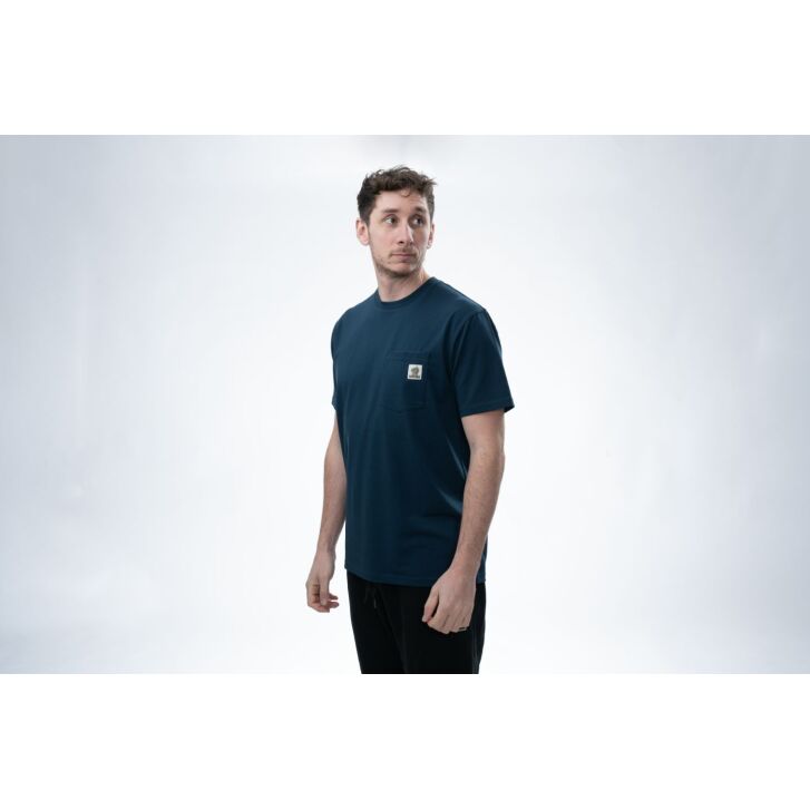 Nash Make It Happen Badge Pocket T-shirt Navy Blue XXXL