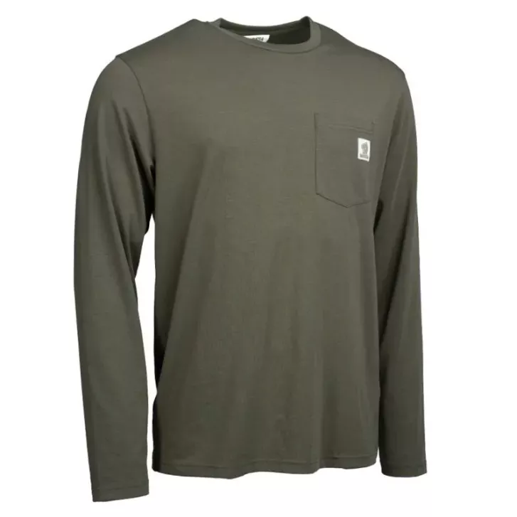 Nash Make It Happen Carp Logo Long Sleeve T-Shirt Groen