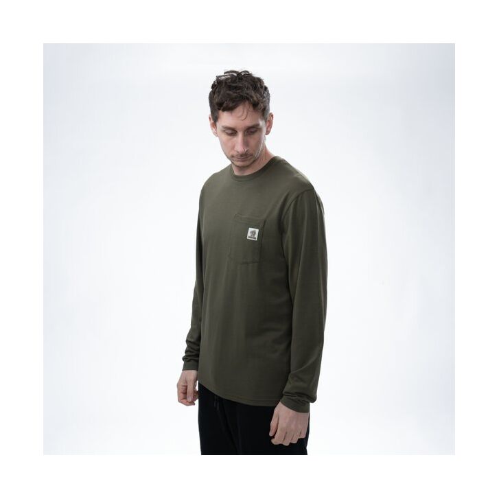 Nash Make It Happen Carp Logo Lange Mouw T-Shirt Groen XXL
