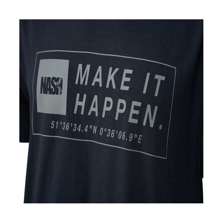 Nash Make It Happen Coordinates T Shirt Zwart XXL
