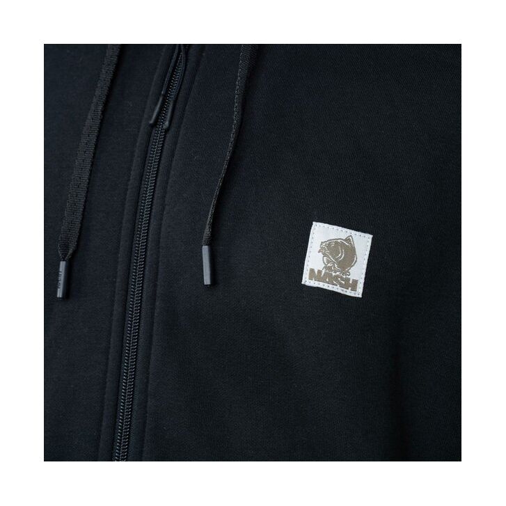 Nash Make It Happen Badge Zipped Hoody Zwart S