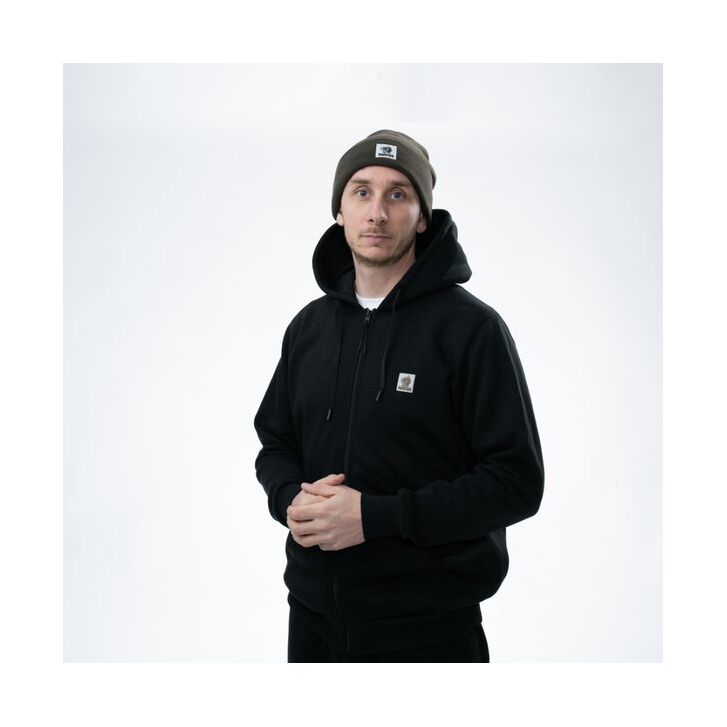 Nash Make It Happen Badge Zipped Hoody Zwart S