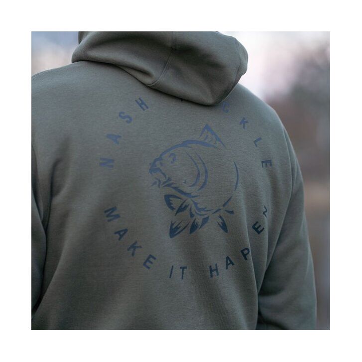 Nash Make It Happen Carp Logo Hoody Groen XXL