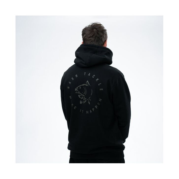 Nash Make It Happen Carp Logo Hoody Zwart S