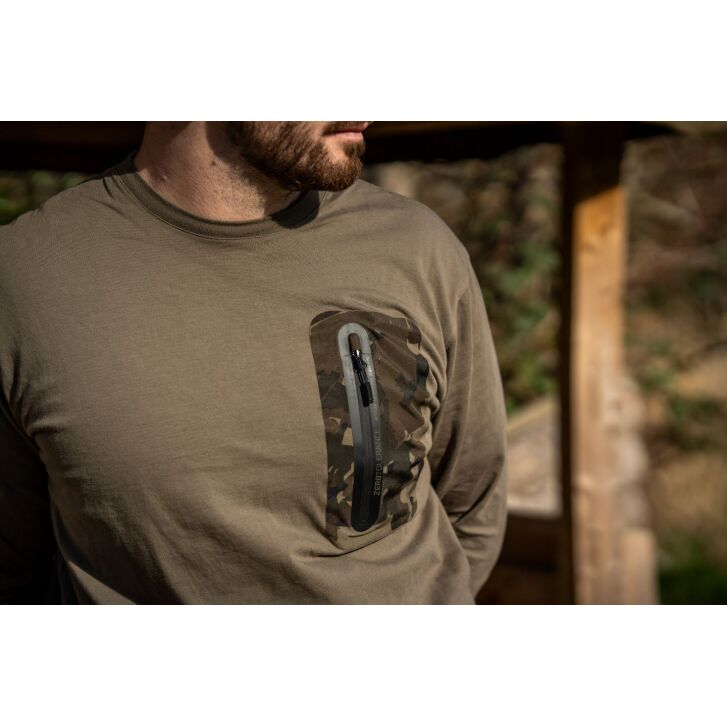 Nash ZT HD Long Sleeve T Shirt Green XL