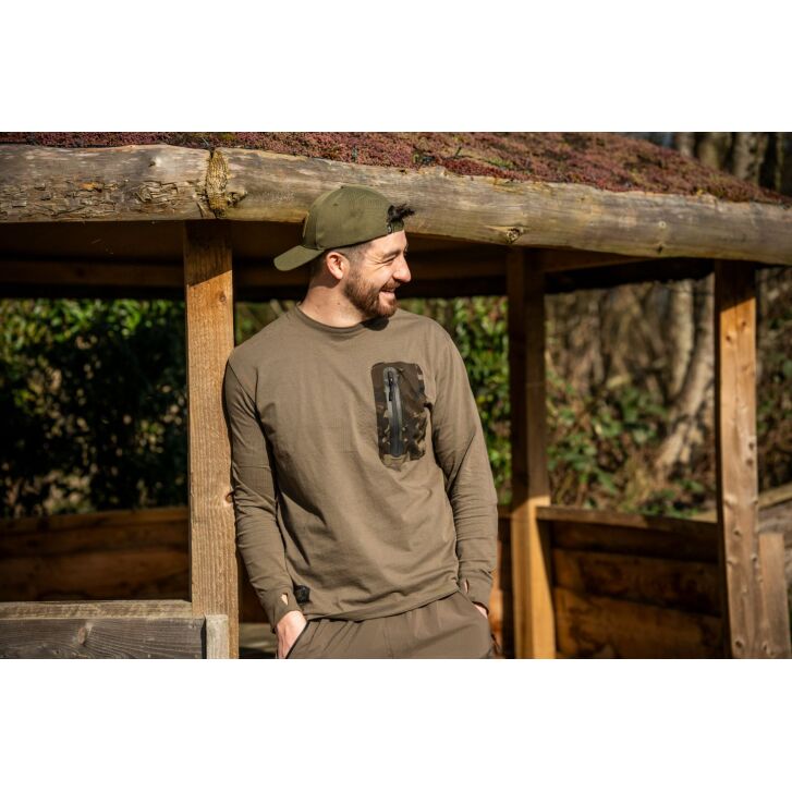 Nash ZT HD Long Sleeve T Shirt Green XL