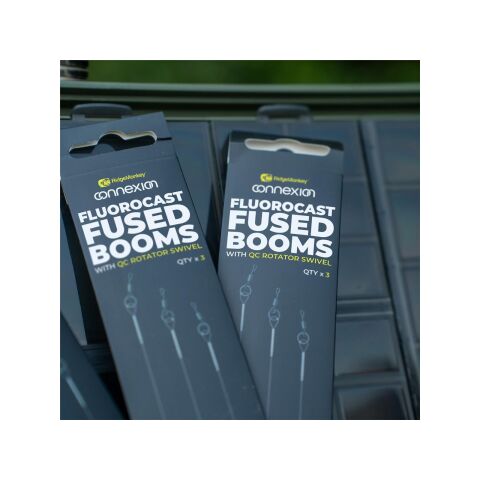 RidgeMonkey FluoroCast Fused Booms with QC Rotator Swivel...