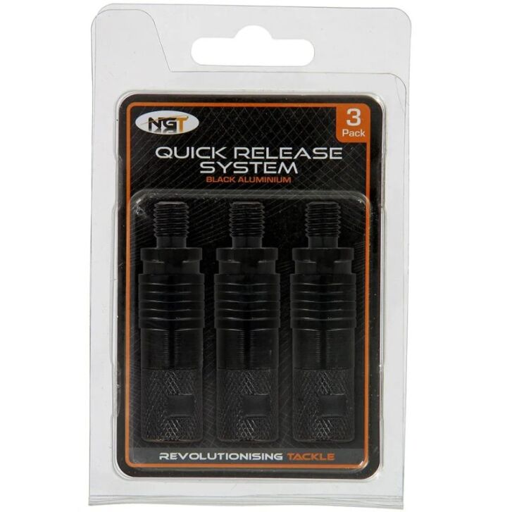 NGT Quick Release Adapter Zwart 3-delige Set