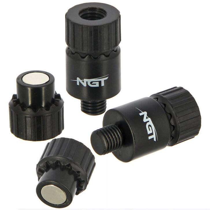 NGT Quick Release Magneet Adapter zwart 3-delige Set