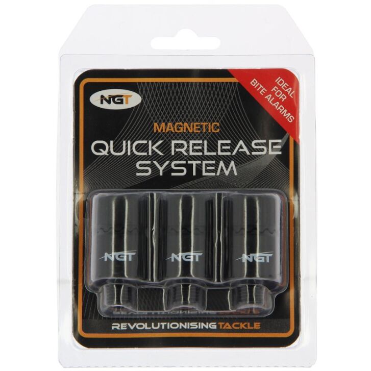 NGT Quick Release Magneet Adapter zwart 3-delige Set
