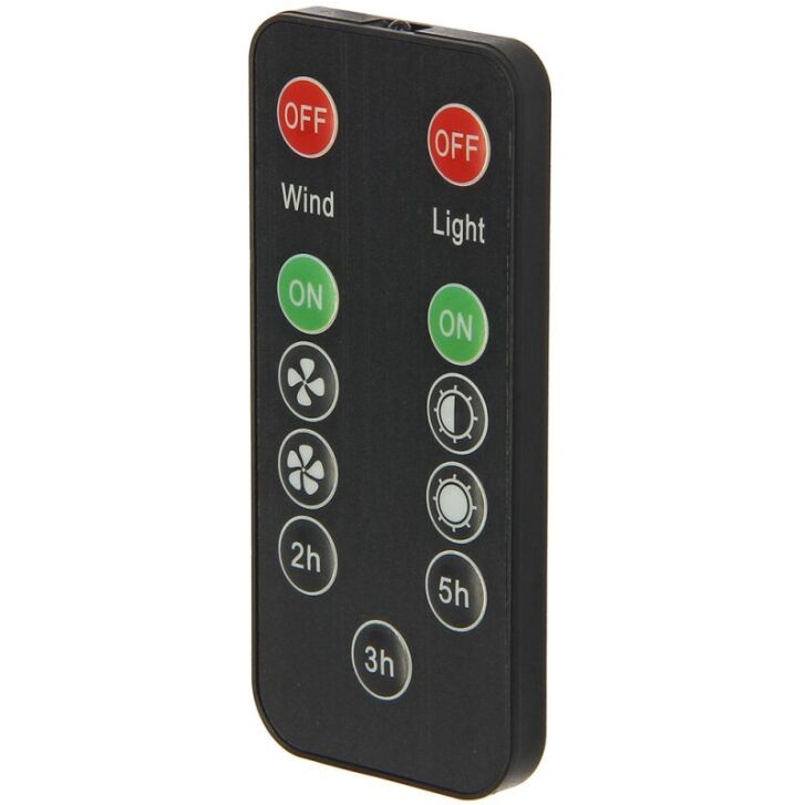 NGT XL Ventilator met Licht, Afstandbediening en Powerbank