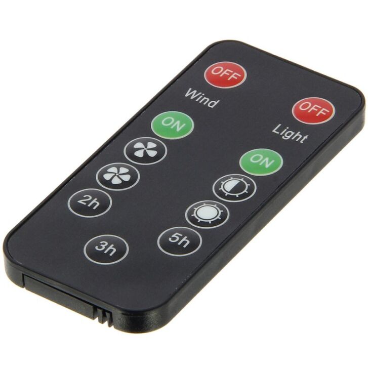 NGT XL Ventilator met Licht, Afstandbediening en Powerbank