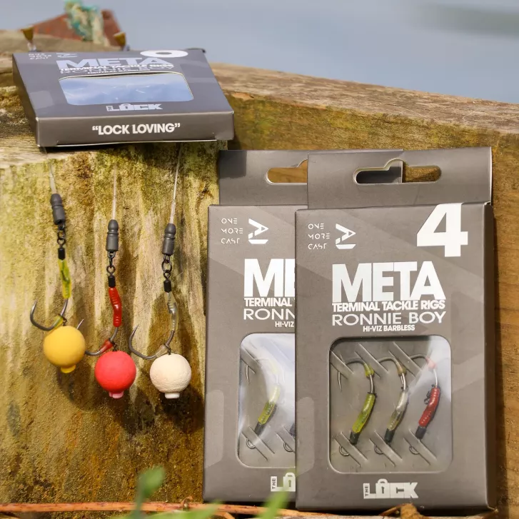 One More Cast Lock Hook Ronnie Boys Hi-Viz Pack Size 4 Barbed