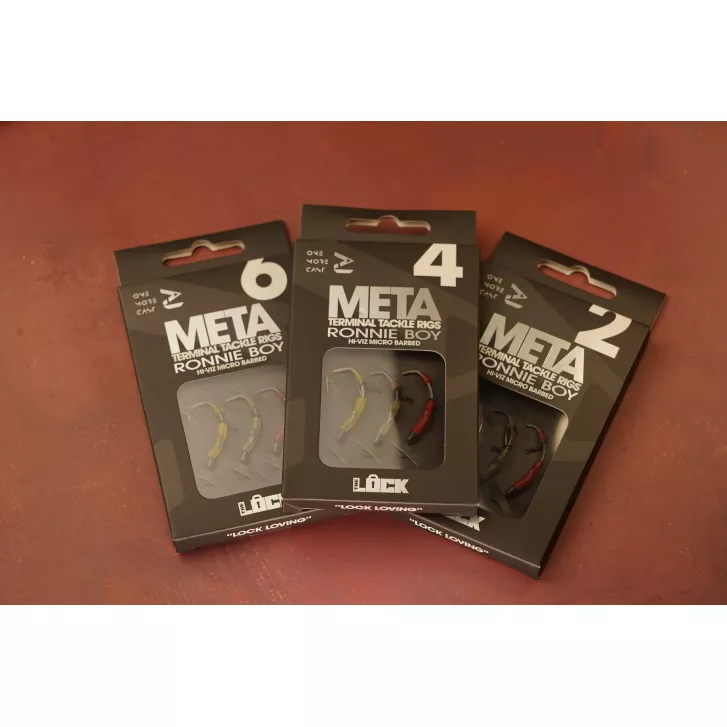 One More Cast Lock Hook Ronnie Boys Hi-Viz Pack Size 4 Barbless