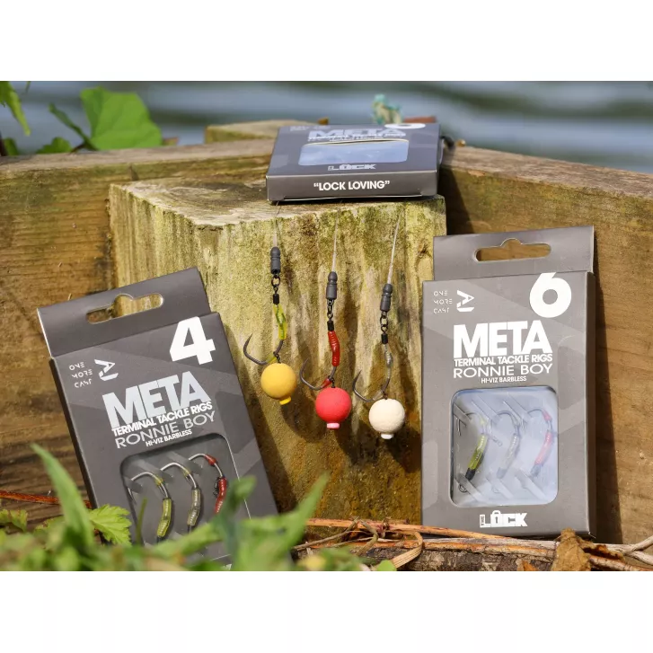 One More Cast Lock Hook Ronnie Boys Hi-Viz Pack Size 4 Barbless