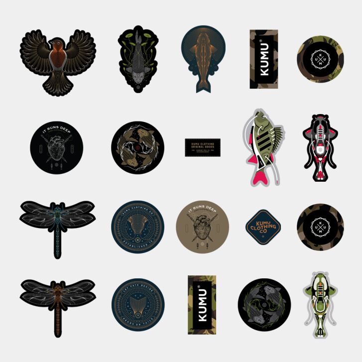 Kumu Stickerbomb pack 5 - 20pcs