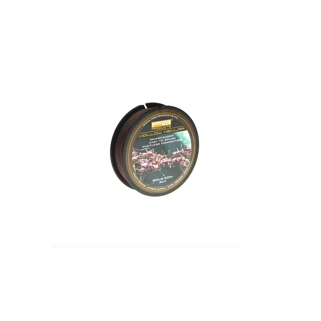 PB Products Hollow Kevlar 80lb 50m | Voorslag / Snag Leader
