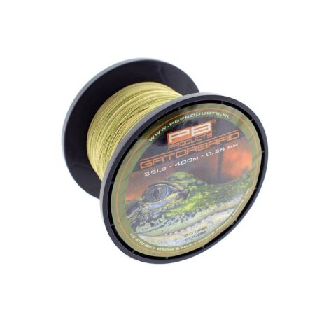 PB Products Gator Braid 0,26mm 25lb 400m 2-tone