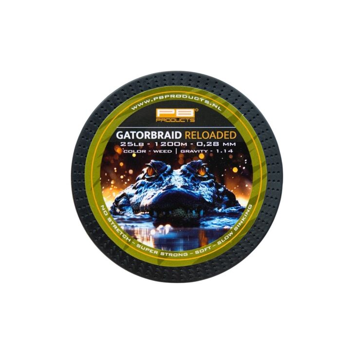 PB Products Gator Braid RELOADED 1200m Weed