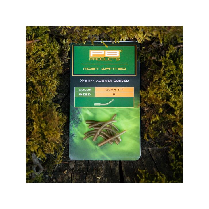 PB Products X-Stiff Curved Aligners haakmaat 1-4 Weed 8 stuks