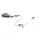 PB Products Naked Chod/Helicopter System Tapered Bead Weed 6 stuks