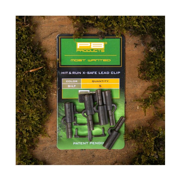 PB Products Hit & Run X-Safe Leadclip Silt 5 stuks
