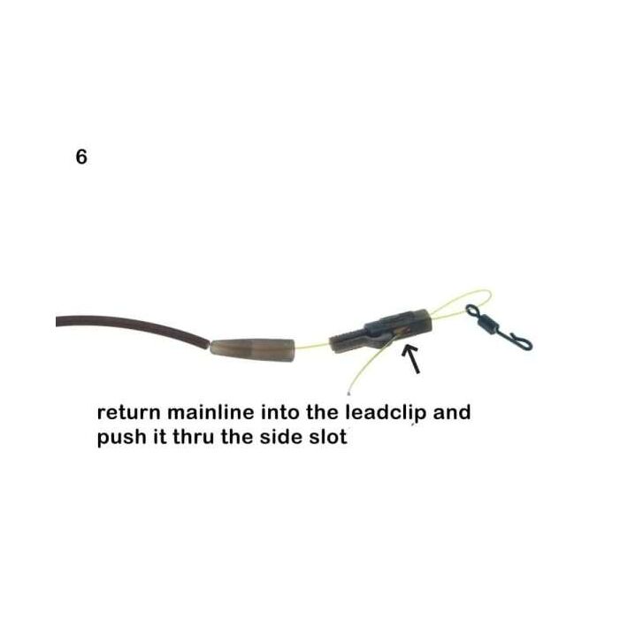 PB Products Hit & Run X-Safe Leadclip Mainline Only Pack 4 stuks