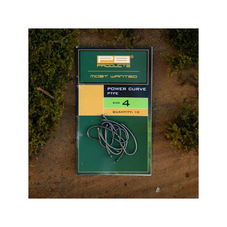 PB Products Power Curve Hook PTFE Größe 4 10 Stück
