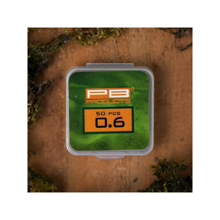 PB Products Double Barrel Crimps Dull Black 50 stuks