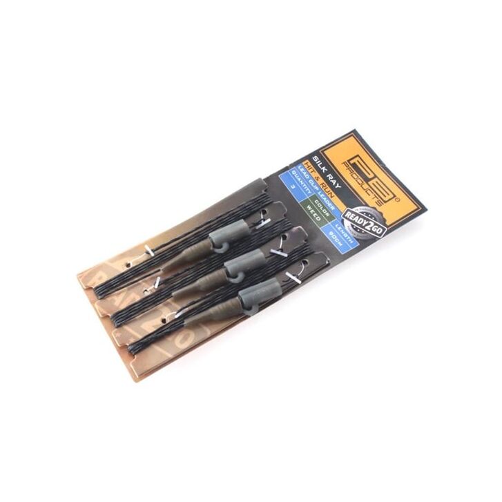 PB Products R2G SR Hit & Run Leadclip Leader 90 Silt 3 stuks