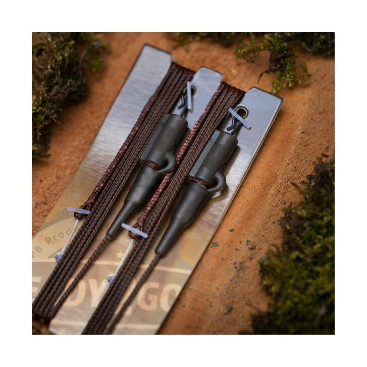 PB Products R2G Leadclip Stretch Attack Leader 90 Silt 2 Stück