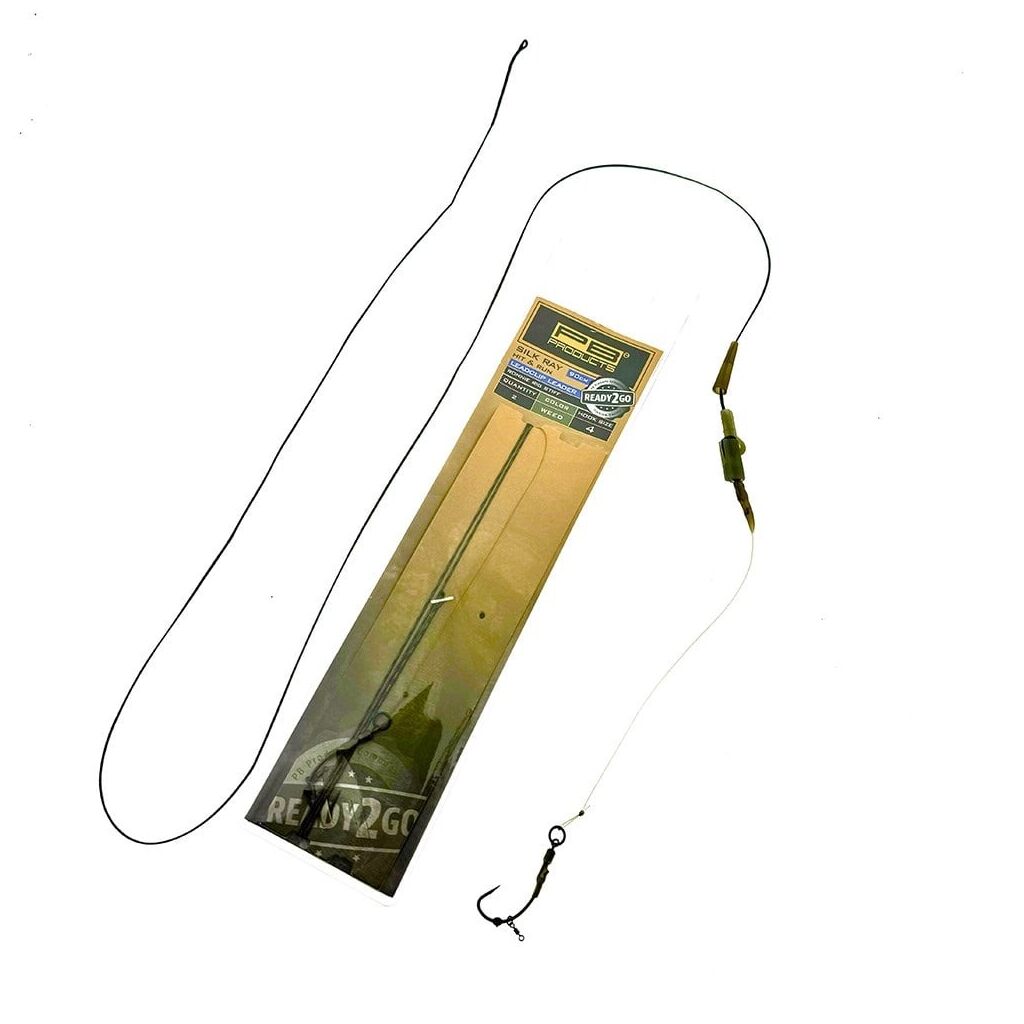 PB Products R2G Clip SR Leader/Ronnie Rig Stiff 2 stuks Weed | Kant en Klare Onderlijnen