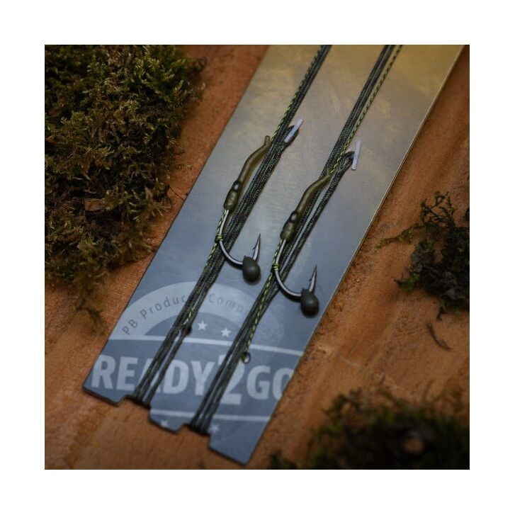 PB Products R2G Clip SR Leader 90/ Shot on the Hook Rig 2 Stück Weed