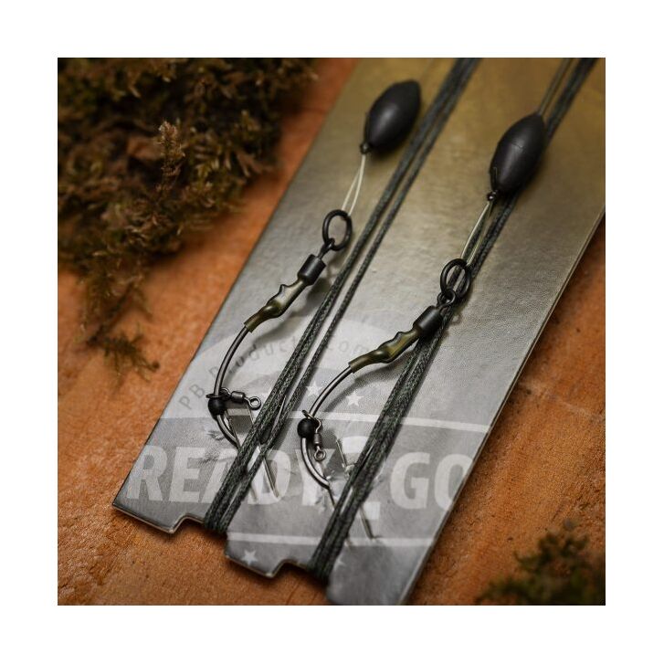 PB Products R2G SR Clip Leader 90/ Ronnie Hinged Stiff  2 stuks Weed