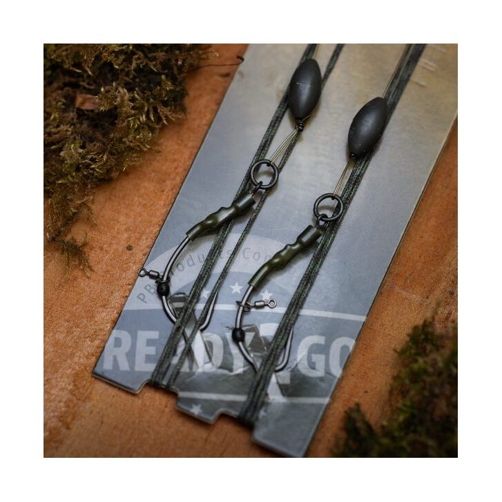 PB Products R2G SR Clip Leader 90/ Ronnie Hinged Stiff  2 stuks Weed