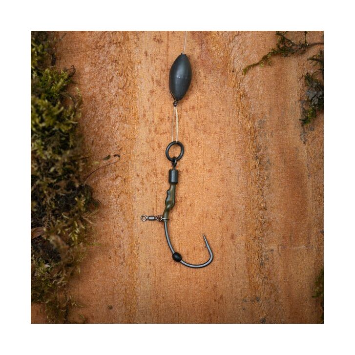 PB Products R2G SR Clip Leader 90/ Ronnie Hinged Stiff  2 stuks Weed