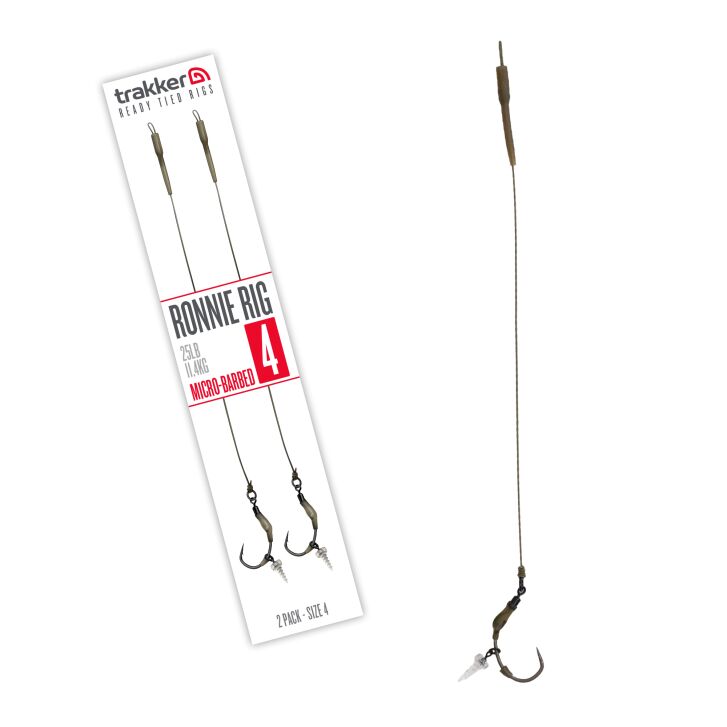 Trakker Ronnie Rig 2 Pack Size 4 (Micro Barbed)