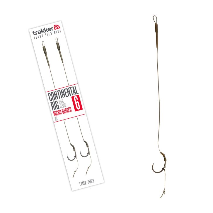 Trakker Continental Rig 2 Pack Size 6 (Micro Barbed)