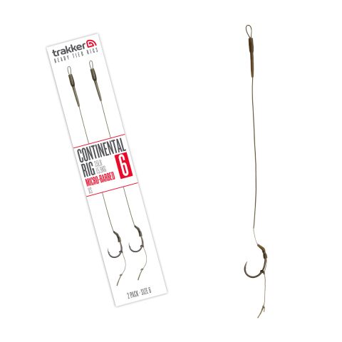 Trakker Continental Rig 2 Pack Size 6 (Micro Barbed)